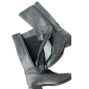 Santana Canada Black Leather Boots Sz 40 - SZ 10 - Womens Zipper- NWOT - $260